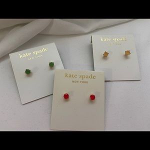 Kate Spade Earring Studs (set of 3)